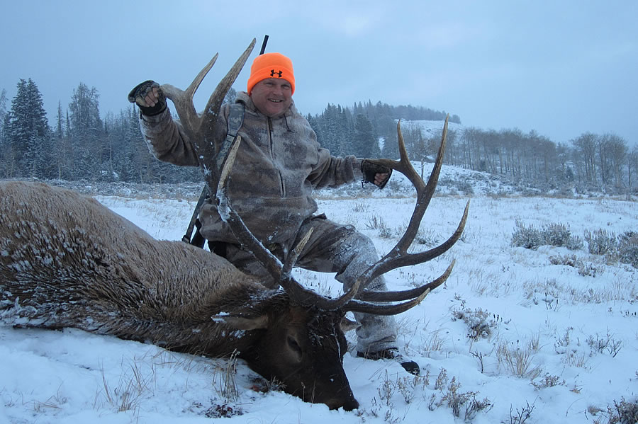 Elk Hunt Snow